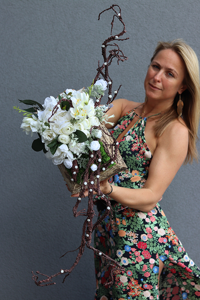 Henomi, dekoracja nagrobna, wym.27x85cm 