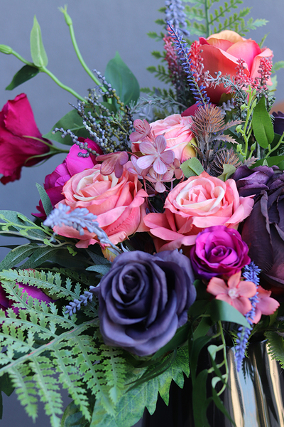 Herano, bukiet nagrobny we flakonie, wym.65x57cm 