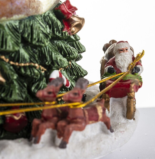 Christmas World, bożonarodzeniowa kula śnieżna pozytywka, wym.18x16.5cm