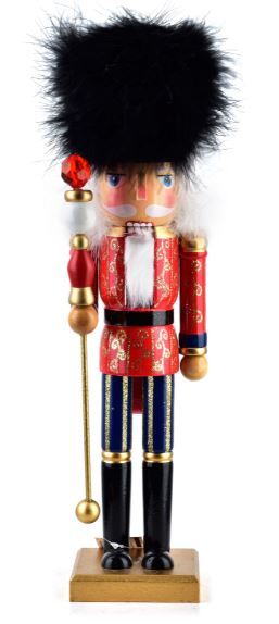 Dziadek do orzechów C, figurka bożonarodzeniowa, wym.39x8x9cm