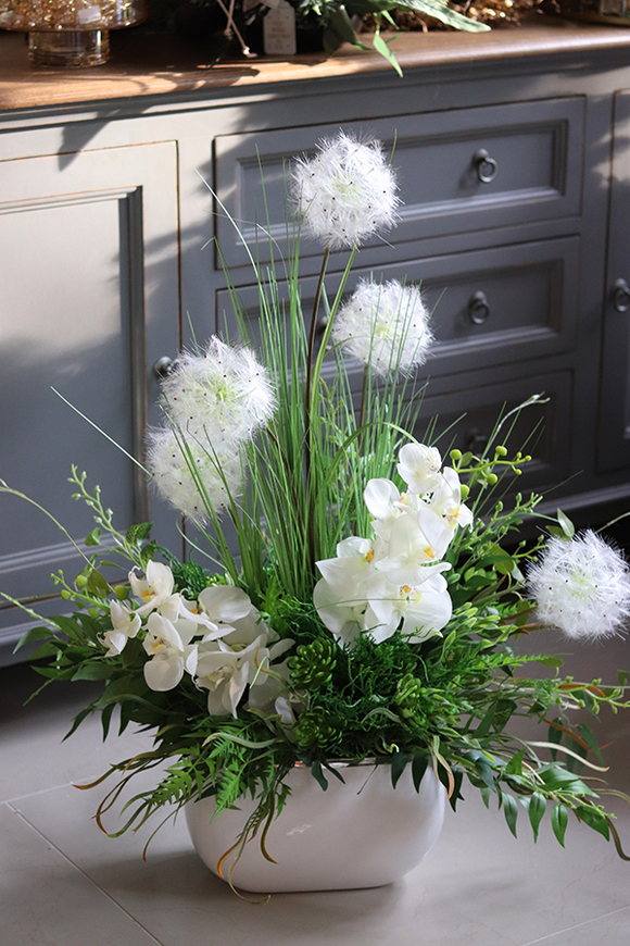 Grenoa Glamour, kompozycja z trawą, wys.87cm