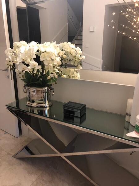 Alessio, ekskluzywny storczyk w coolerze, wys.85cm