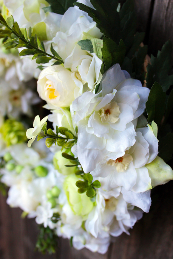 wianek dekoracyjny Komunijny Biel 2, śr.28cm