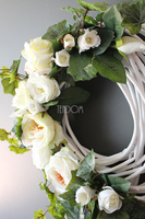 wianek dekoracyjny Różana Aleja, śr. 37cm