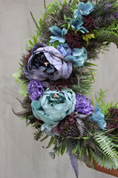 wianek dekoracyjny Niebieski, śr.38cm