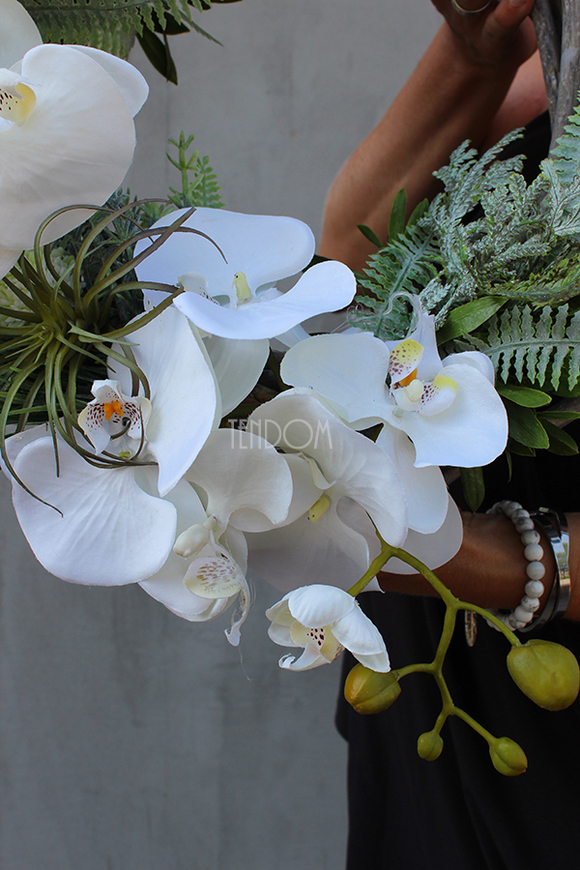 cudowny wianek na drzwi Orchidea, śr.42cm 