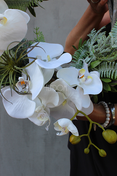 cudowny wianek na drzwi Orchidea, śr.42cm 