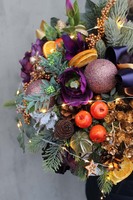 Zimowa Energia, box świąteczny / stroik, wys.52cm