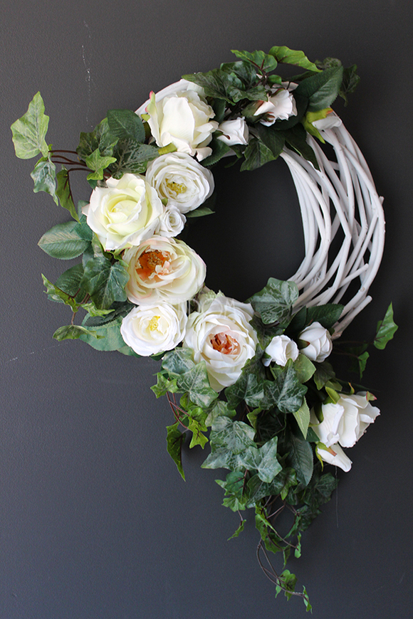 wianek dekoracyjny Różana Aleja, śr. 37cm