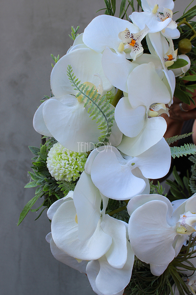 cudowny wianek na drzwi Orchidea, śr.42cm 