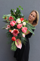 Jessica Leggend, elegancki bukiet nagrodny, dł.75cm 