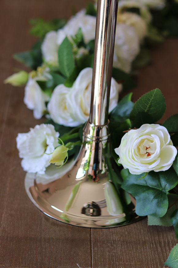 Coollia, elegancki chromowany stojak na cooler, wys.46cm