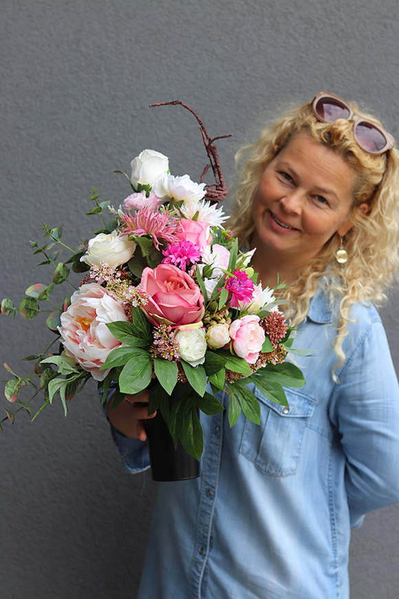 bukiet nagrobny, Abella, dł.50cm