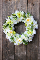 wianek dekoracyjny Komunijny Biel 2, śr.28cm