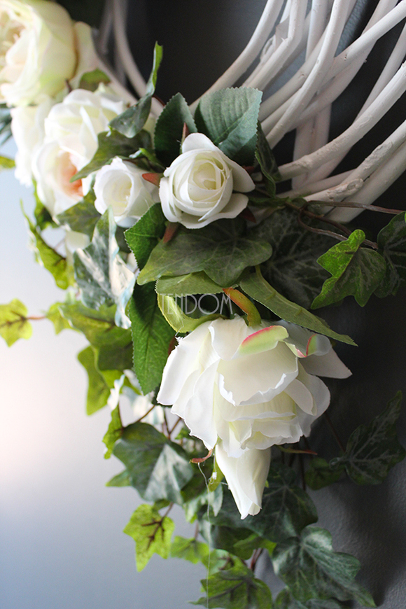 wianek dekoracyjny Różana Aleja, śr. 37cm