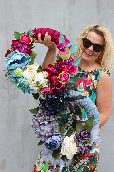 ekskluzywny wieniec / wianek Tendom Premium Adelajda, śr.39cm