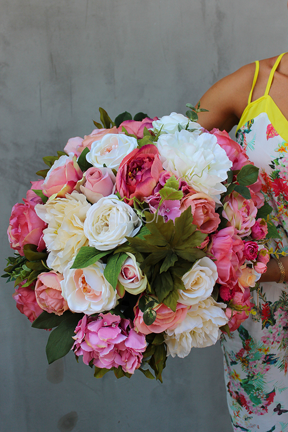 Janina kompozycja kwiatowa nagrobna, wys.35cm, szer.35cm