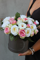 flowerbox / kompozycja Luna, wys.28cm