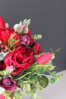 box Prezent od Serca, kompozycja kwiatowa, wys.36cm