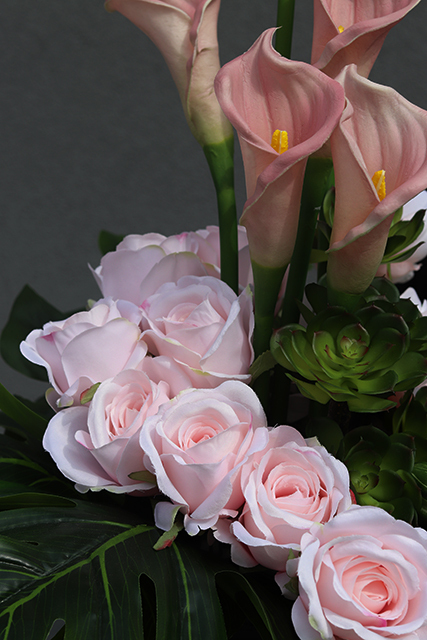 Kallena, komplet kompozycji nagrobnych, kompozycja + bukiet