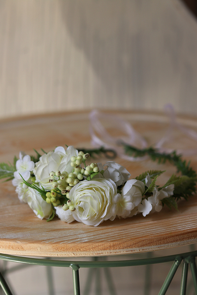 Lissa, komunijny wianek na głowę, rozmiar uniwersalny