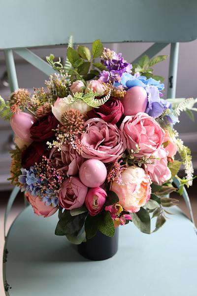 Helona, wielkanocny bukiet/kompozycja nagrobna, wys.38cm 