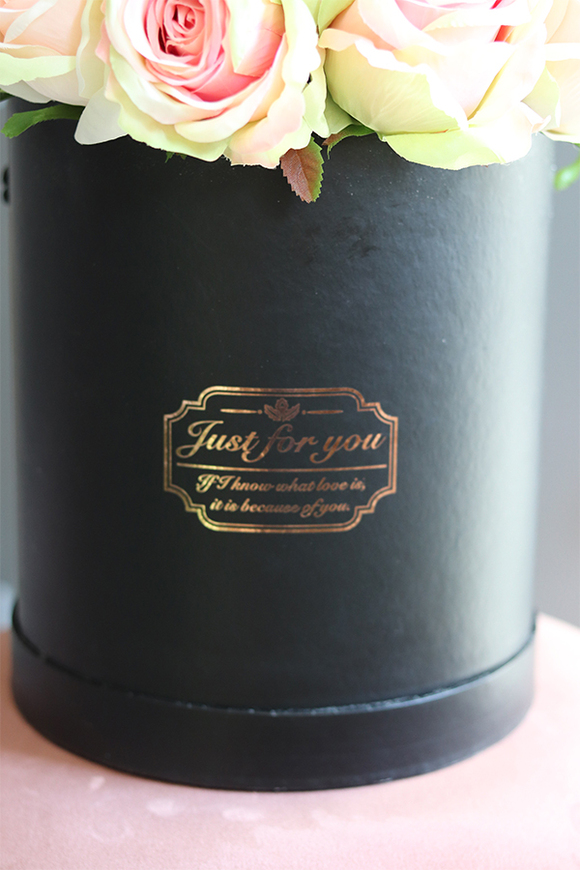 flowerbox z różami, Benita New, wys.38cm