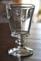 komplet 6-ciu kielichów z motywem pszczoły La Rochere, wys.14cm, poj.240ml