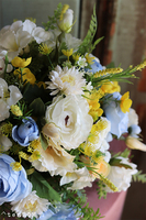  Jessina Blue, barwna wiosenna kompozycja, wym.33x49cm