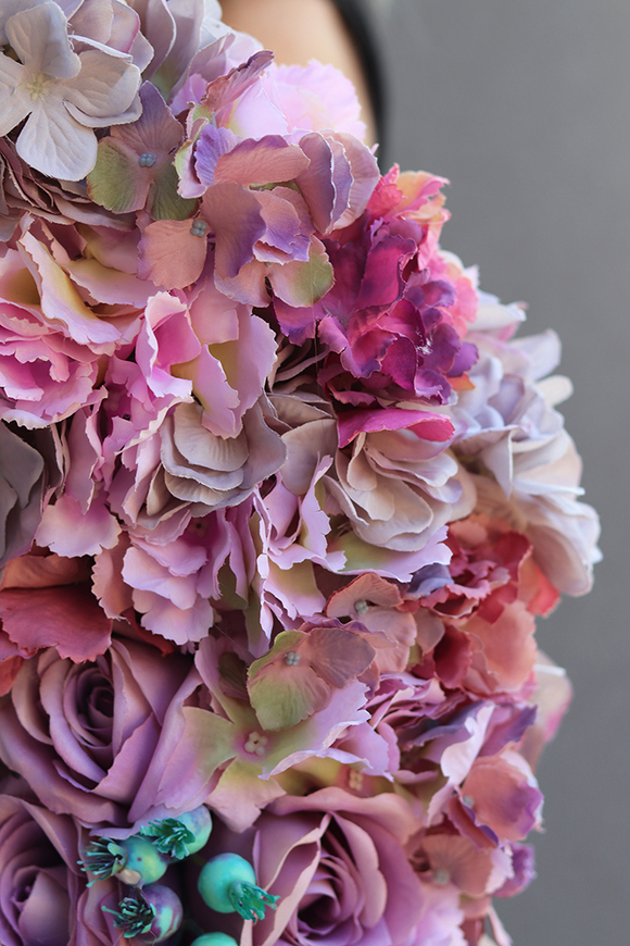 Bellinda, bardzo bogaty wianek na drzwi, śr.50cm 