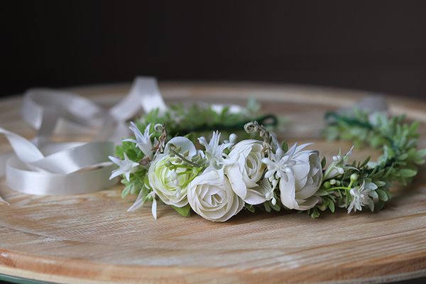 Alissa komunijny wianek na głowę, rozmiar uniwersalny