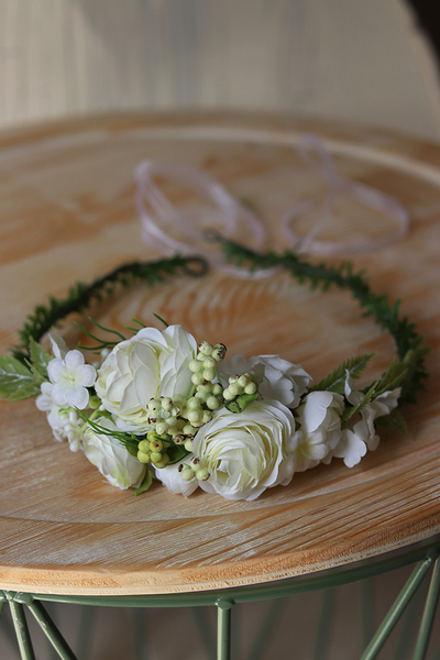 Lissa, komunijny wianek na głowę, rozmiar uniwersalny