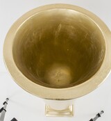 bardzo efektowny złoty puchar / wazon, Atena III, wys. 121cm