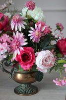 Persefona, ekskluzywna kompozycja w miedzianym pucharze, wys.46cm