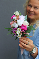 bukiet z różami, Abella, wys. 20cm 