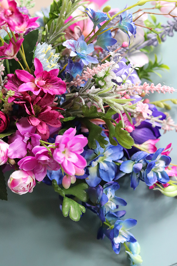 bukiet z polnych kwiatów, Łąka Latem, dł.36cm