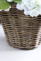 atrakcyjny gęsty kosz z hortensją, Tellia, wym.48x50cm   