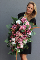 wiązanka nagrobna, Wanda, dł.80cm 