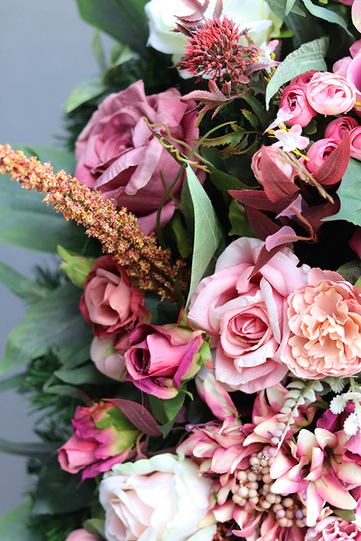 wiązanka nagrobna, Wanda, dł.80cm 