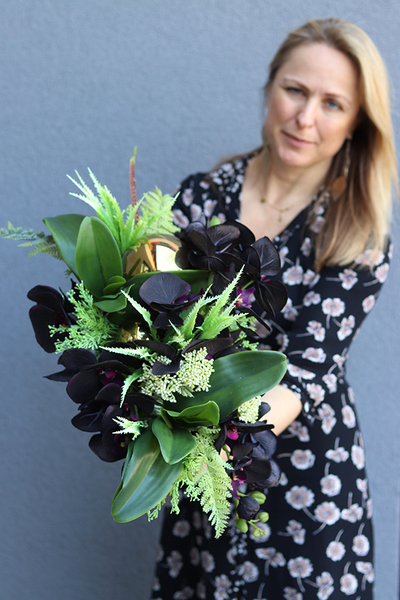 Deko Storczyk Dekoria Black&Gold, wym.30x45cm