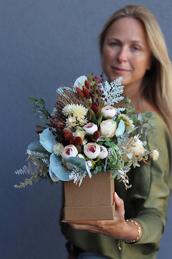 jesienny flowerbox z suszem, Felita, wys.33cm