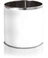 Figaro White & Silver, prosta lustrzana osłonka, wys.20cm