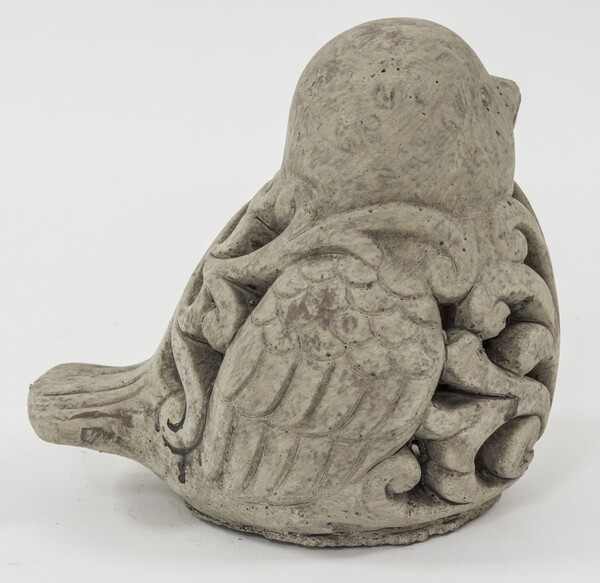 Cirrus Bird A, dekoracyjna betonowa figurka, wym.14x14x10cm
