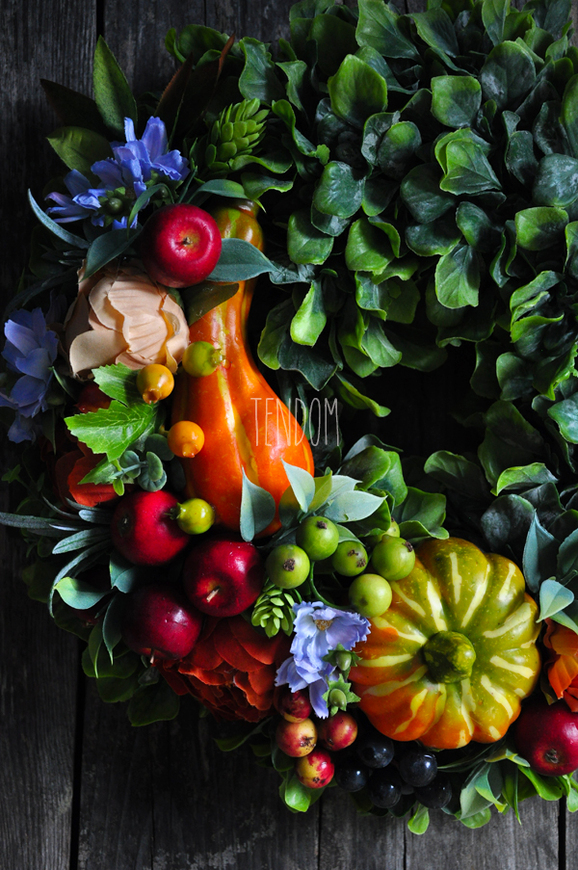 jesienny wianek Jesienny Powiew, śr.36cm