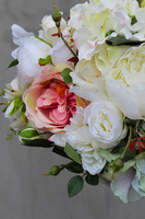 Elegance kompozycja kwiatowa w cynowanym ekskluzywnym naczyniu wys. 30cm, śr. 50cm