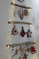 dekoracja ścienna / zawieszka Choinka, Urokliwe Święta, wym.110x54cm 