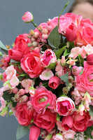 Dianna, romantyczny flowerbox / kompozycja w białym pudełku, wys.43cm