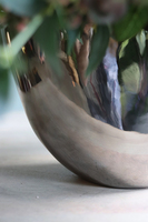 Figaro Cinderella,efektowna kompozycja kwiatowa w lustrzanym wazonie, wys.48cm 