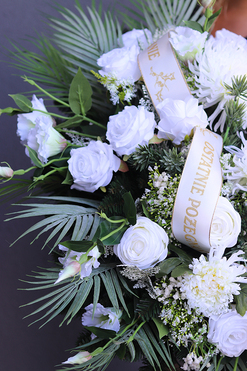 kompozycja / wiązanka nagrobna, Klarina 2, dł.90cm 