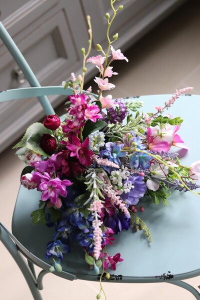 bukiet z polnych kwiatów, Łąka Latem, dł.36cm